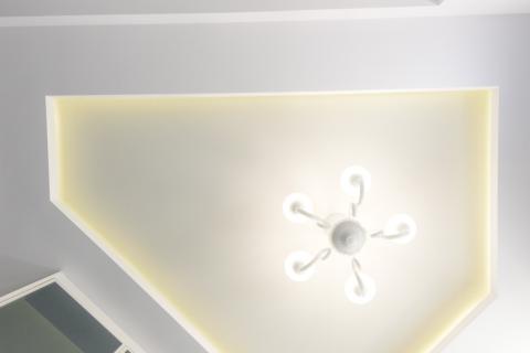 entrance hall, residence, interior design, Lefteris Martakis, architect, architecture, love my job, black and white, murano glass lighting