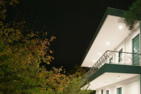 lightning, residence, surroundings, home, green, lights
